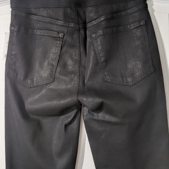 J Brand | Dellah High Rise Black Denim Legging In Fearful - Picture 12 of 15